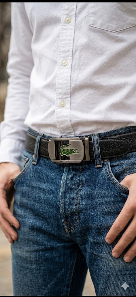 Lacoste Men Belt 3.6 Width 130 Length - 130 Cm
