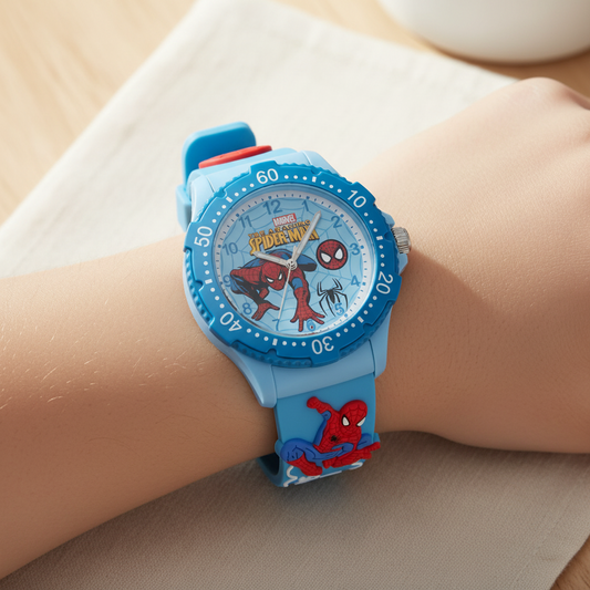 Analog Cartoon Kids Watch Blue