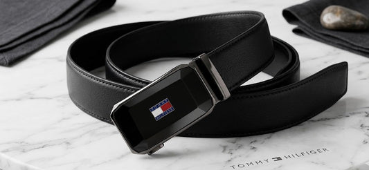 Tommy Hilfiger Men Belt 3.6 Width 135 Length - 135 Cm