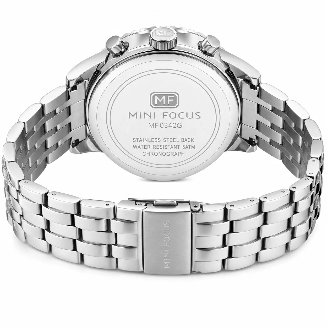 Metal Num Date Three Dials For Men