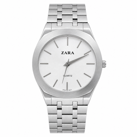 Round Metal Date Men Japanese movement watch