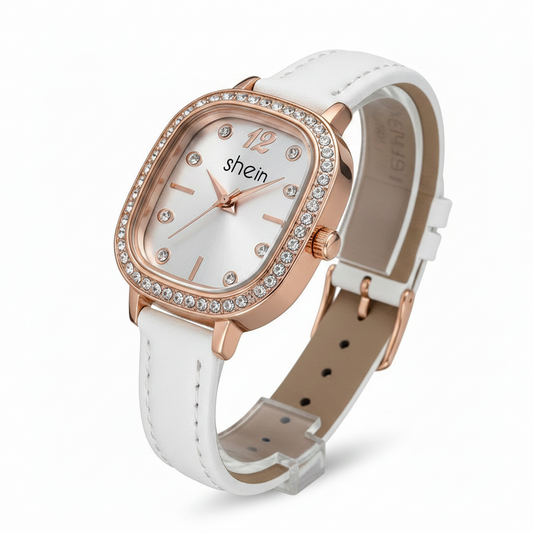 White leather Cloves for women