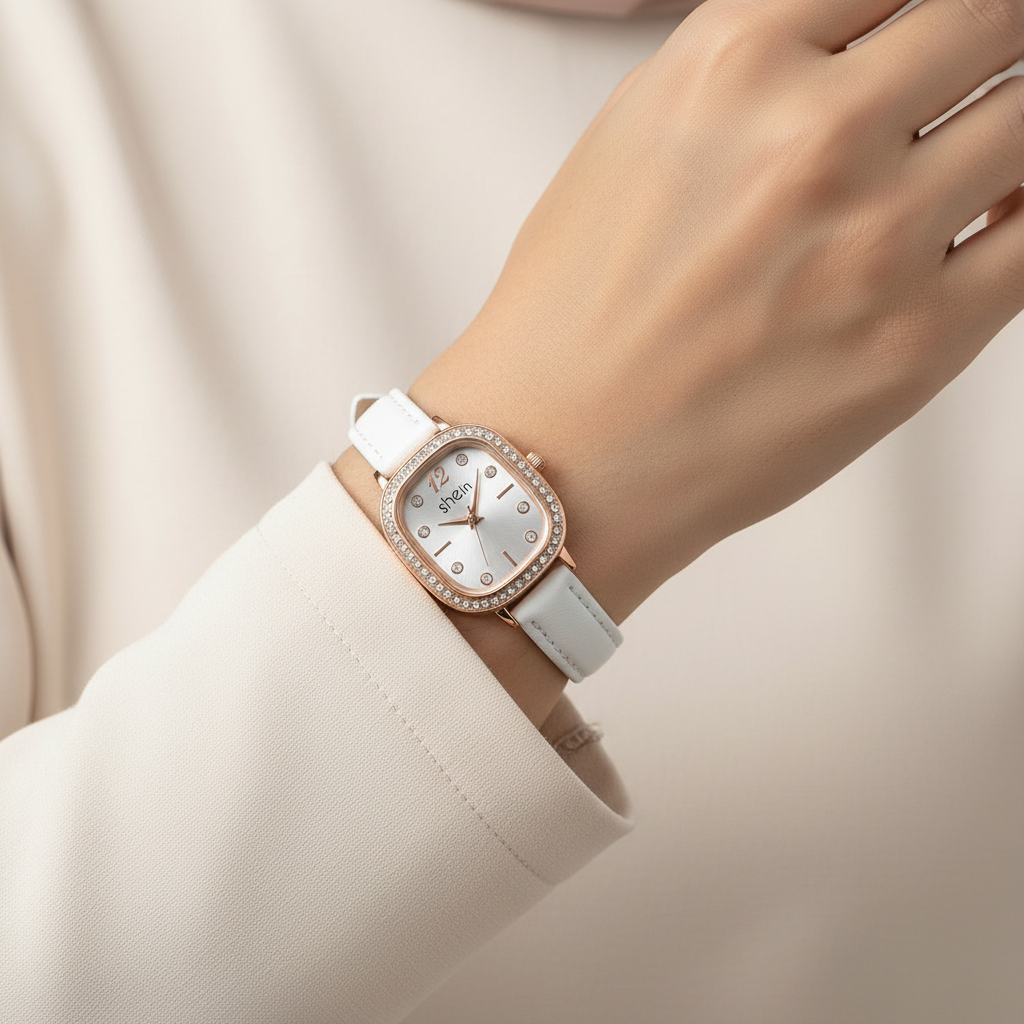 White leather Cloves for women