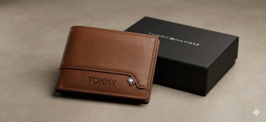 Tommy Hilfiger Leather Bi-Fold Men Wallet WA4-69 Havan