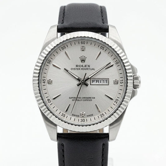 Oyster Perpetual Leather Day Date