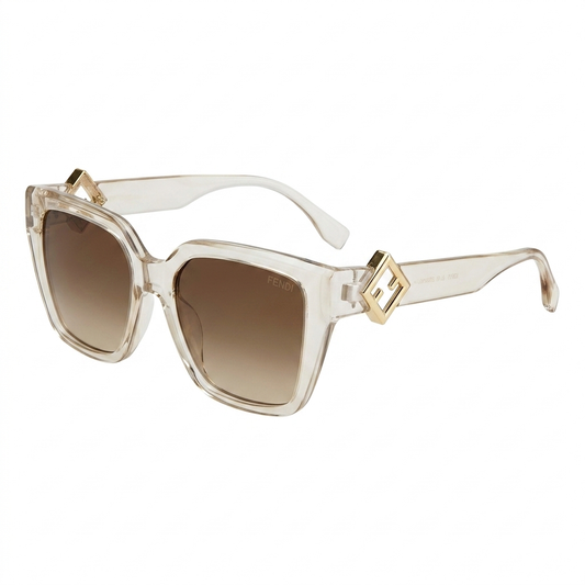 Fendi brown polarized sunglasses