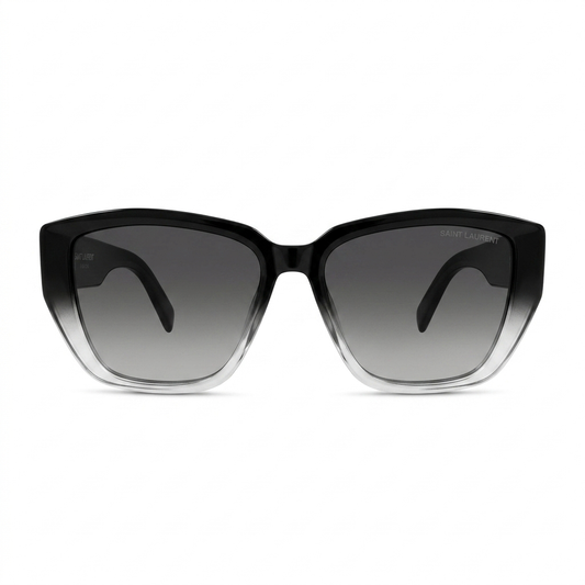 Saint Laurent black polarized sunglasses