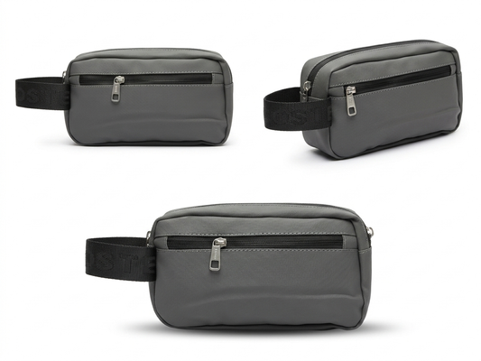 Lacost Leather Handbag BG4-710# -HND-LTH-GY