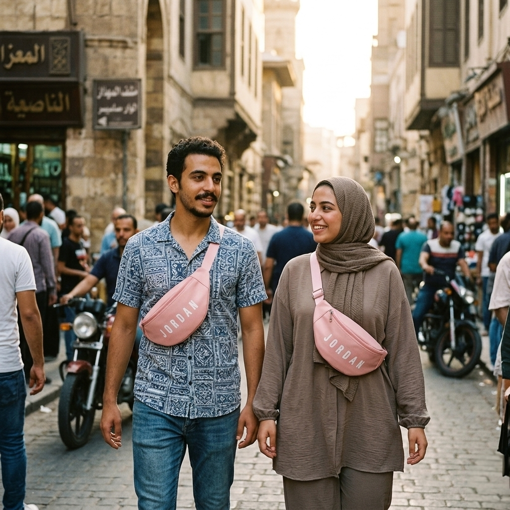 Jordan Waist Waterproof Pink Bag
