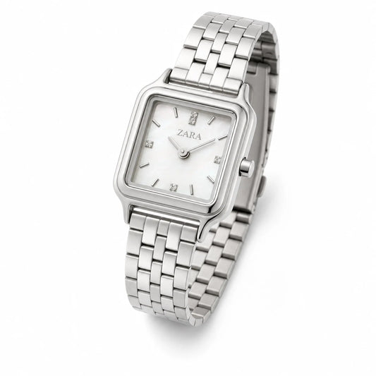 Metal Squair For Women Silver