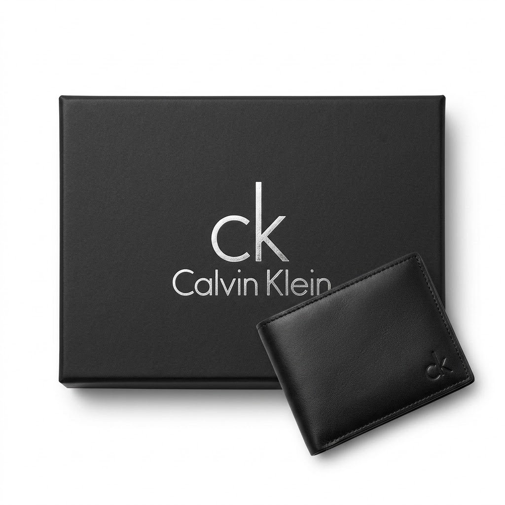 Calvin Klein Bi-Fold Men Wallet WA4-627 Black