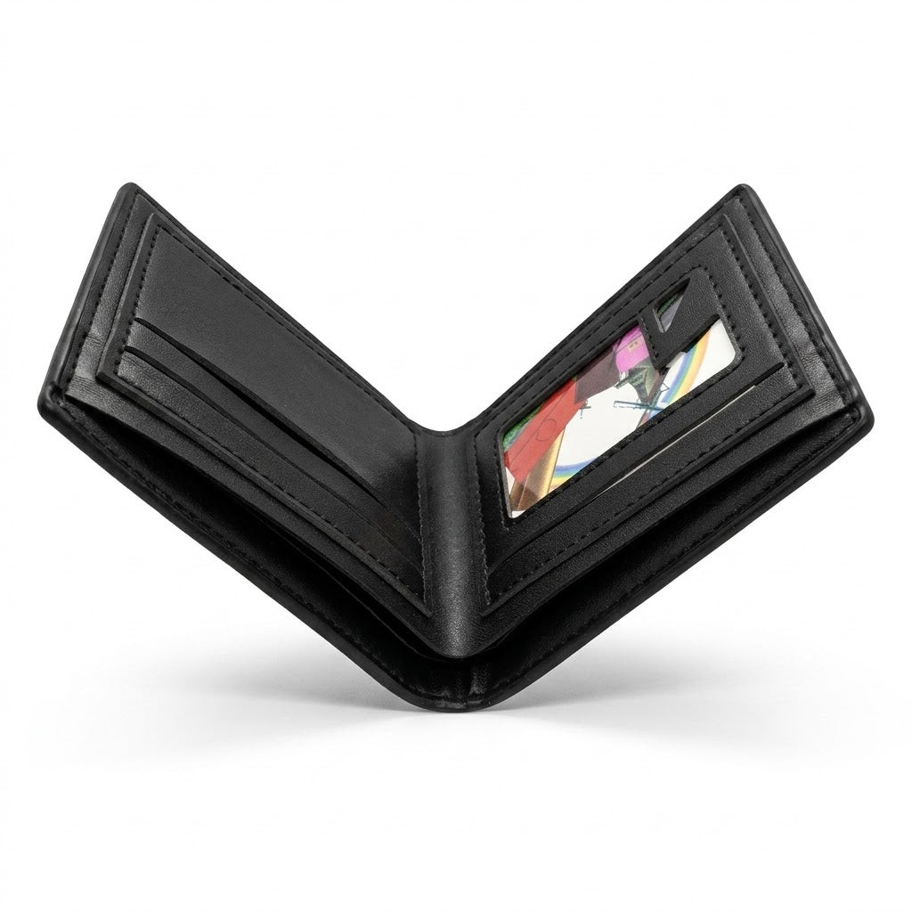 Diesel Bi-Fold Men Wallet-BK - Black