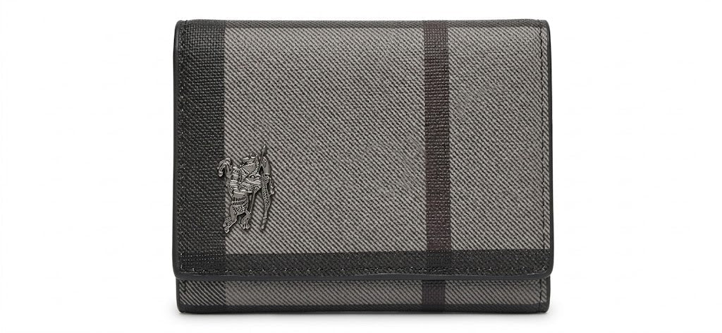Burberry Leather Bi-Fold Men Wallet 601-72 Black