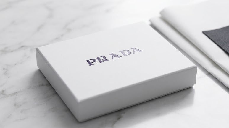 Prada Leather Bi-Fold Men Wallet 506-155 Coffee