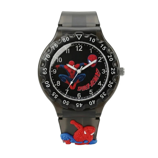 Analog Cartoon Kids Watch Black