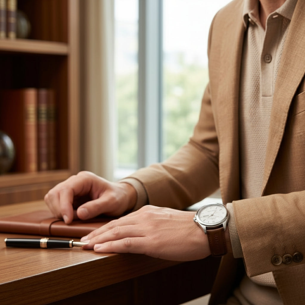 Oyster Perpetual Leather Day Date