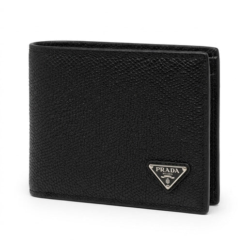 Prada Bi-Fold Men Wallet WA4-623 Black