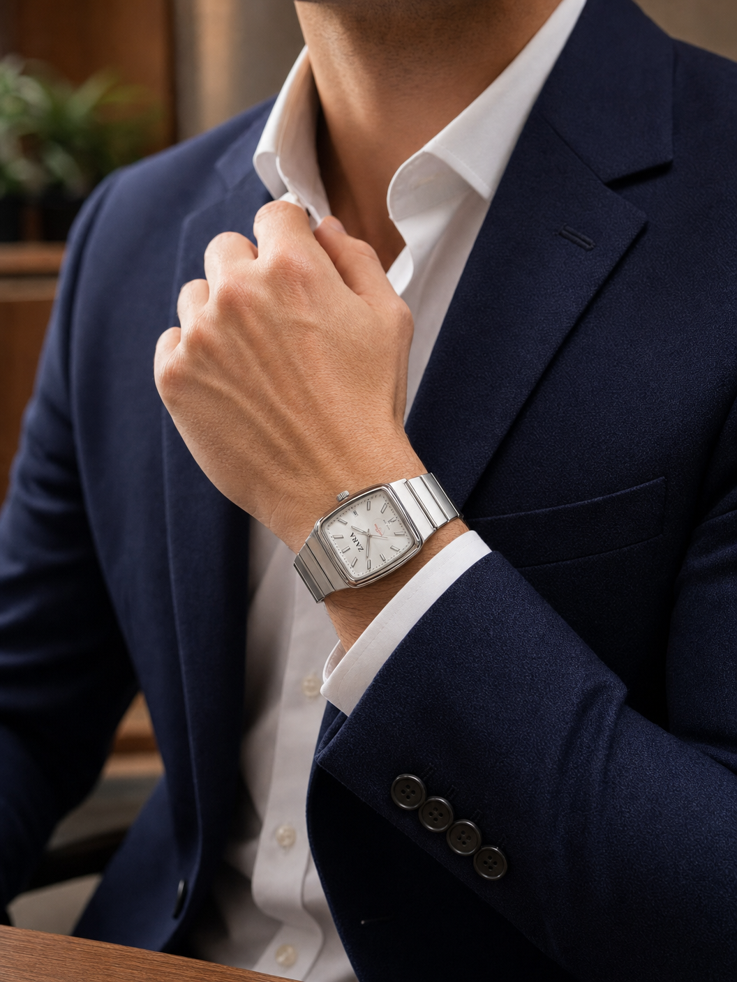 Squair Metal Date Men Japanese movement watch