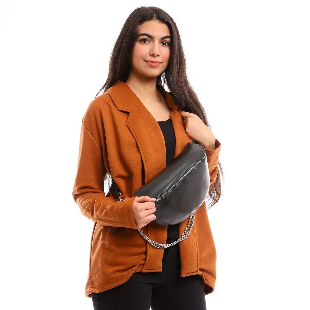 حقيبة خصر نسائية  - أسود