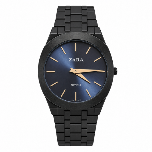 Round Metal Date Men Japanese movement watch