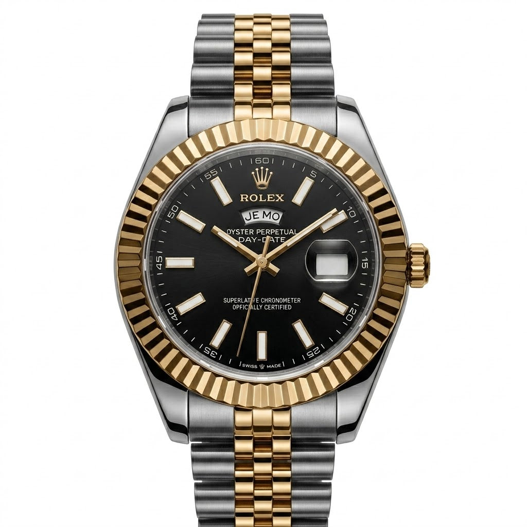 Oyster Perpetual Metal-Day-Date-Transparent Back