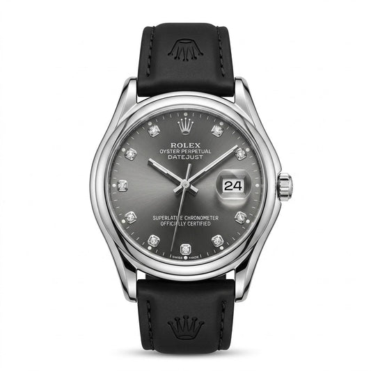 Oyster Perpetual Metal-leather-Date Just