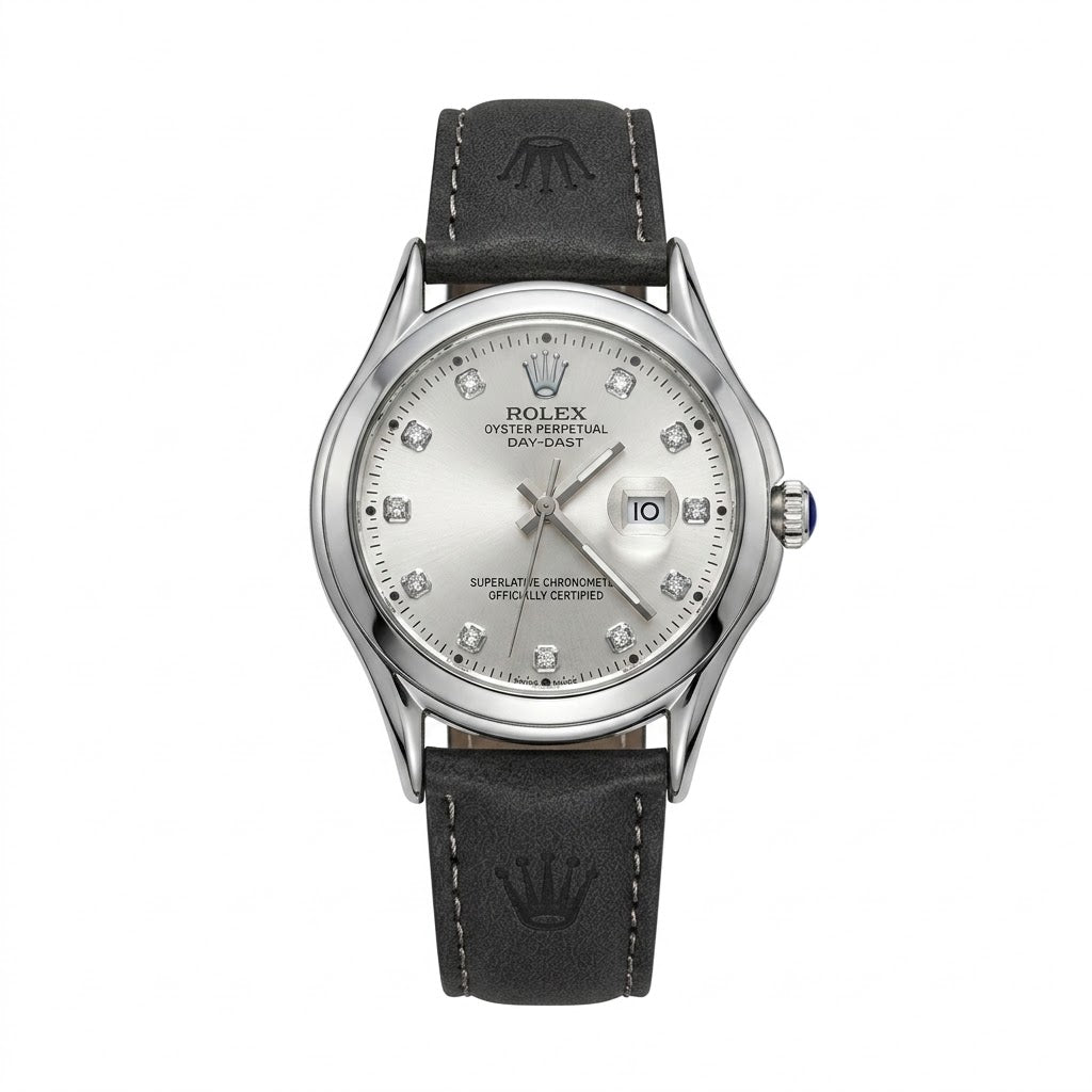 Oyster Perpetual Metal-leather-Date Just