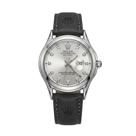 Oyster Perpetual Metal-leather-Date Just