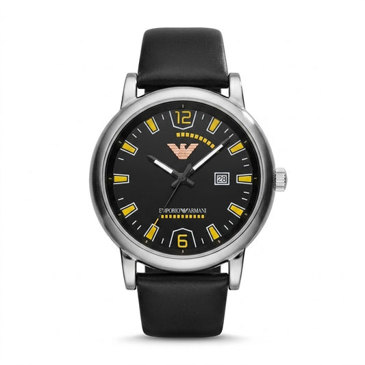 Black leather-Date For Men