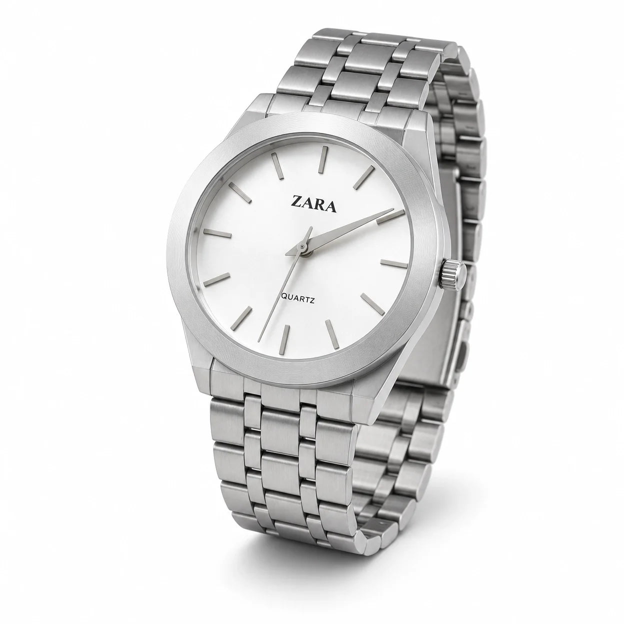 Round Metal Date Men Japanese movement watch