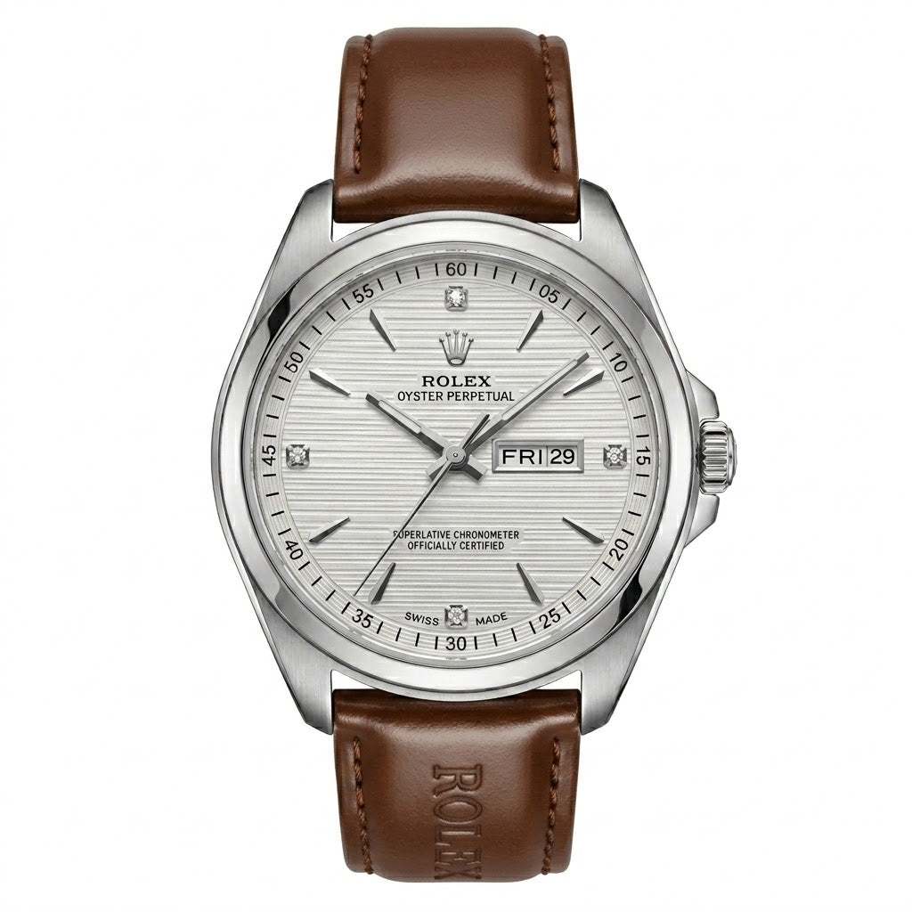 Oyster Perpetual Leather Day Date