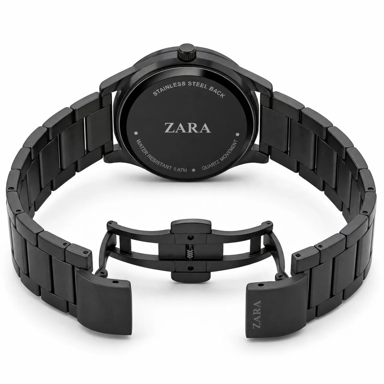 Round Metal Date Men Japanese movement watch
