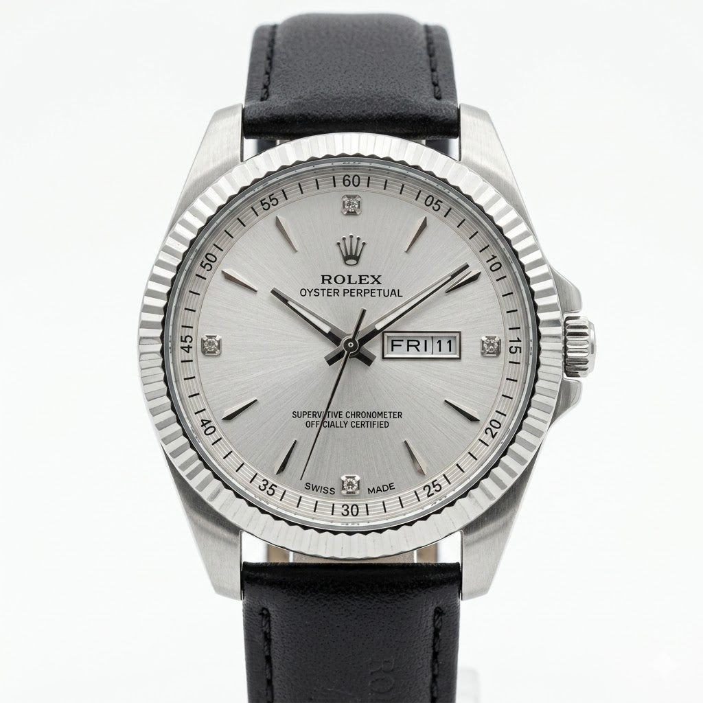 Oyster Perpetual Leather Day Date