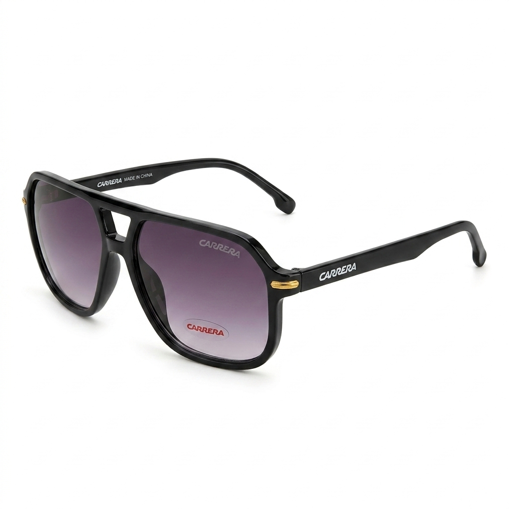 Black Carrera sunglasses-Hexagonal