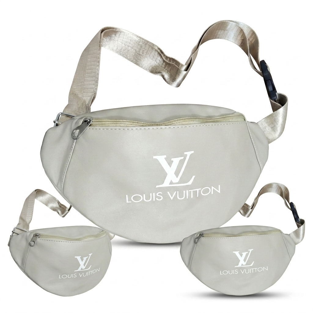 Louis Vuitton Waist Waterproof Beige Bag