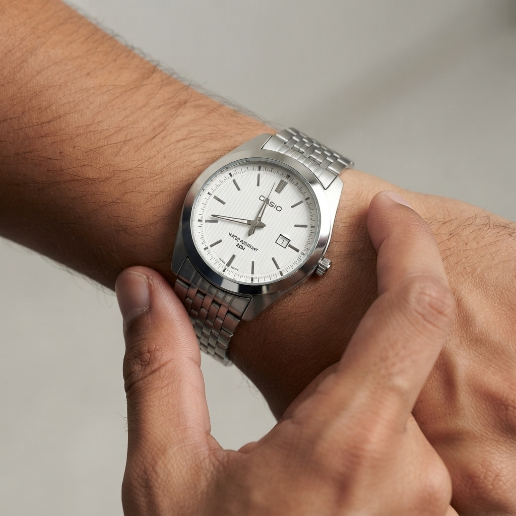 Casio Metal Date