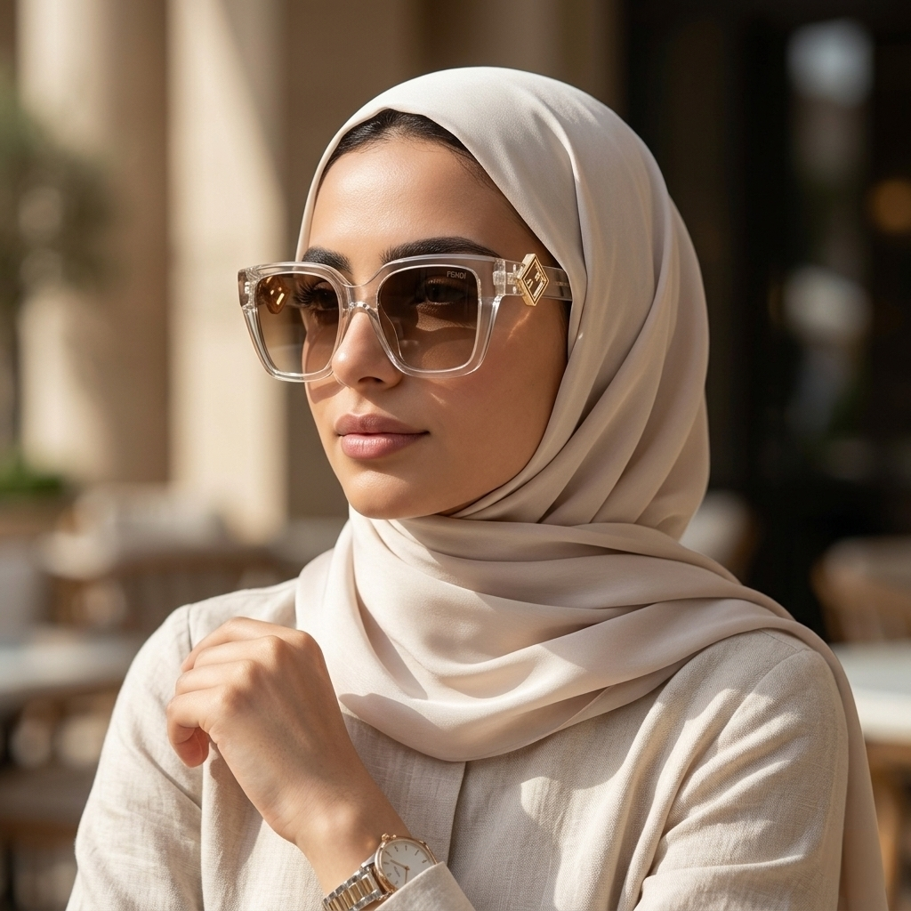 Fendi brown polarized sunglasses