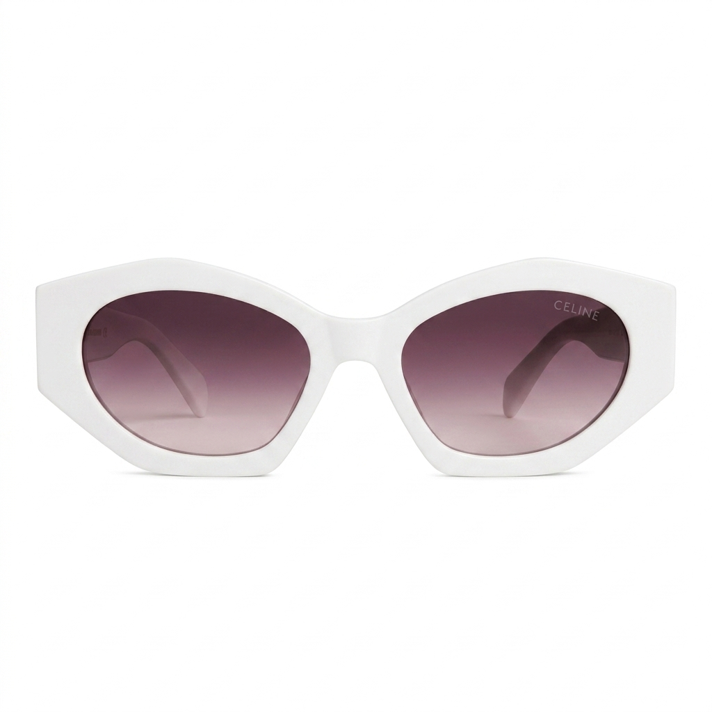 Celine white sunglasses