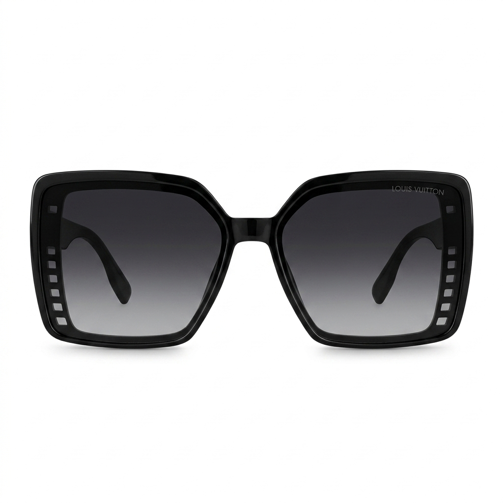 Louis Vuitton Black Sunglasses-Pentagon