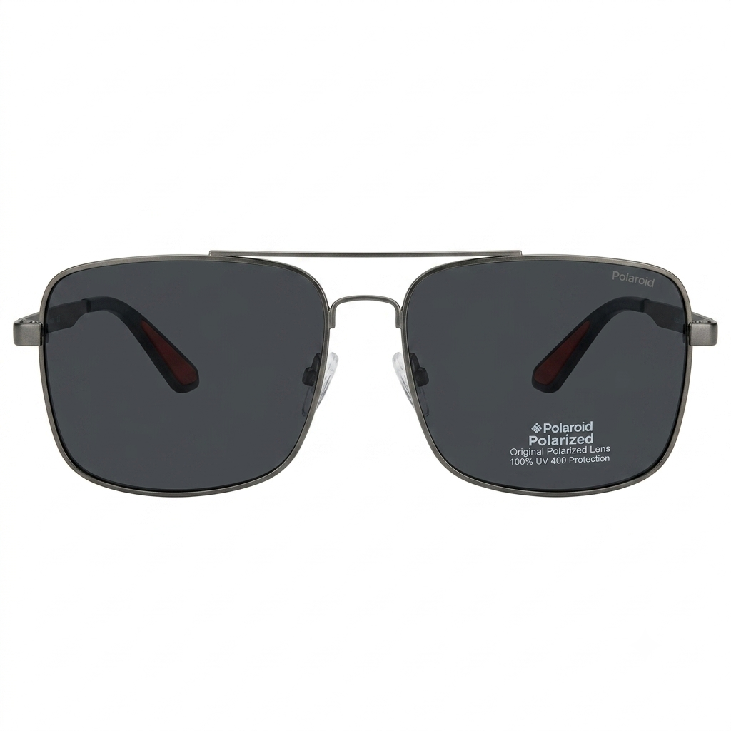 Ferrari polarized sunglasses-Rec-CRM-BLK - Rectangle