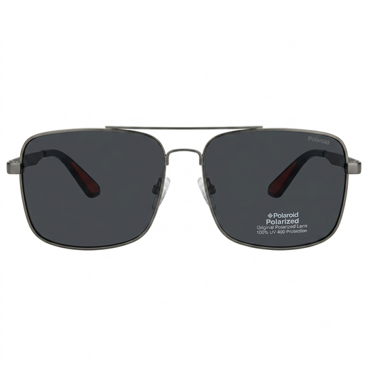 Ferrari polarized sunglasses-Rec-CRM-BLK - Rectangle