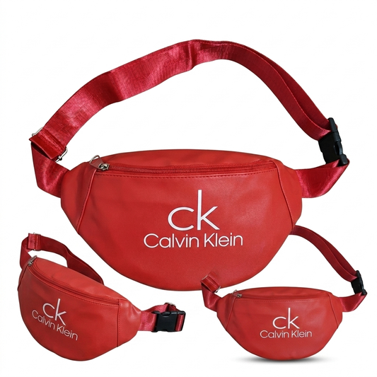 Calvin Klein Waist Waterproof Red Bag