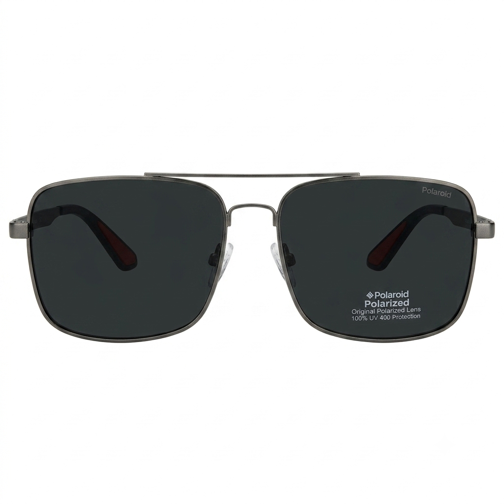 Ferrari polarized sunglasses-Rec-GRY-BLK - Rectangle