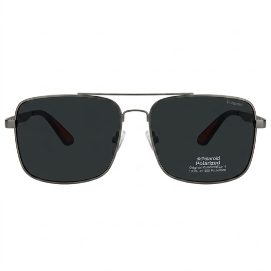 Ferrari polarized sunglasses-Rec-GRY-BLK - Rectangle