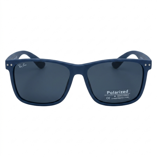 Navy Blue Ray-Ban Ferrari Sunglasses-Rectangle