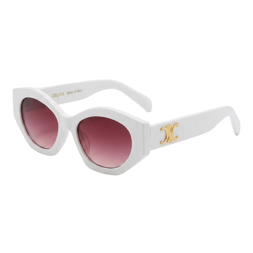 Celine white sunglasses