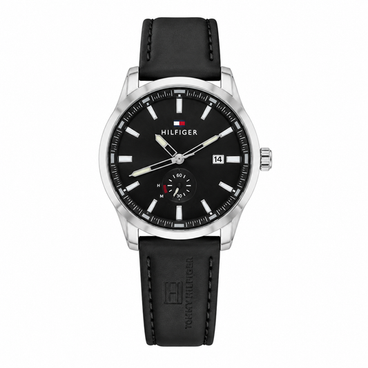 Hilfiger Leather Bracelet Date