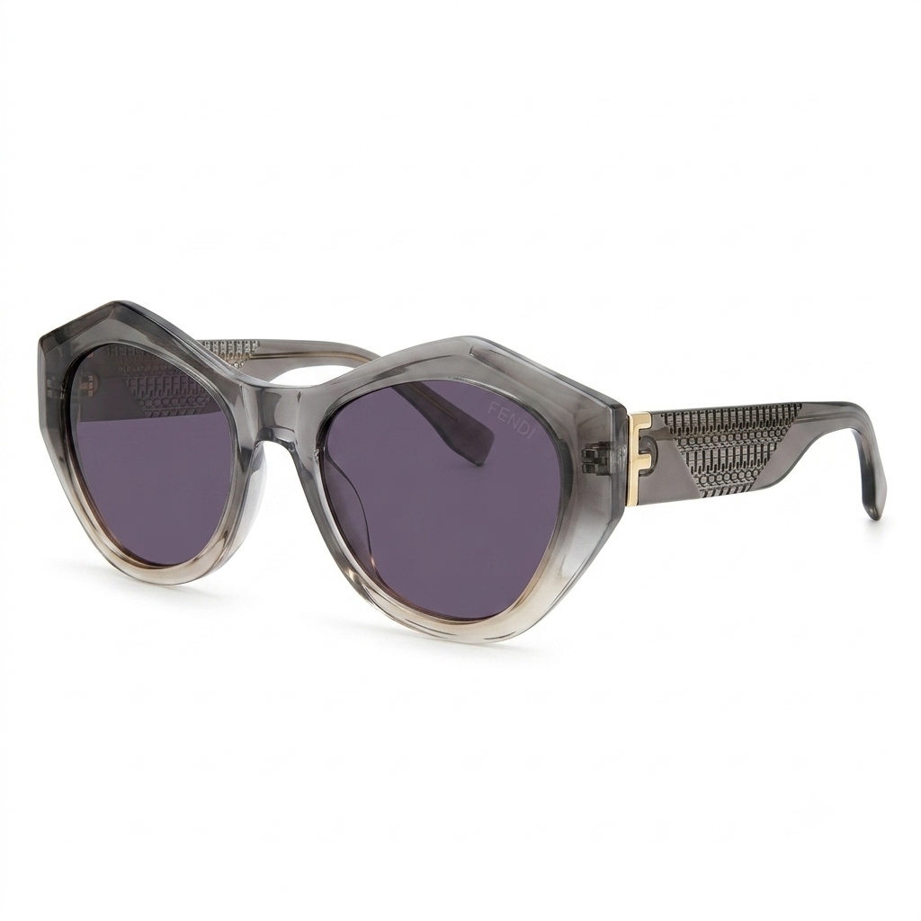 Fendi brown polarized sunglasses