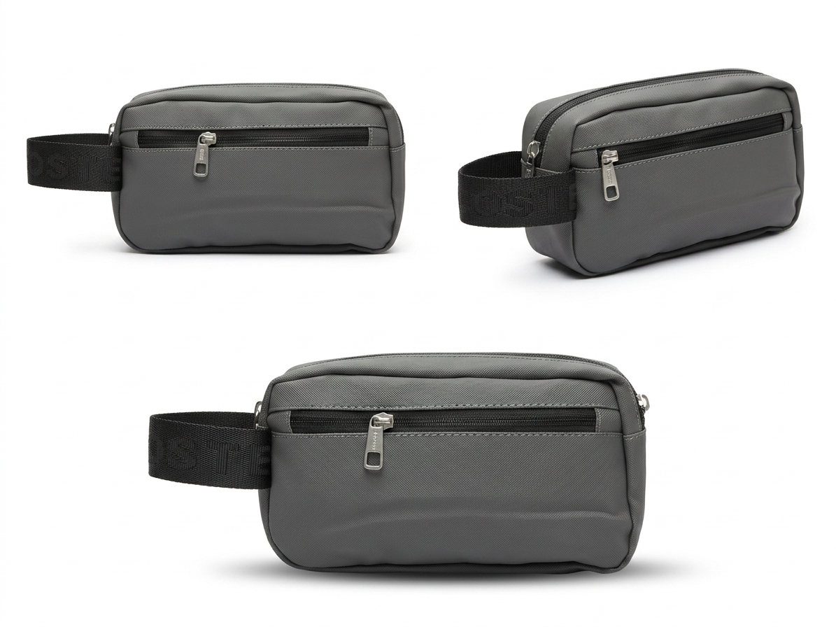 Lacost Leather Handbag BG4-710# -HND-LTH-GY