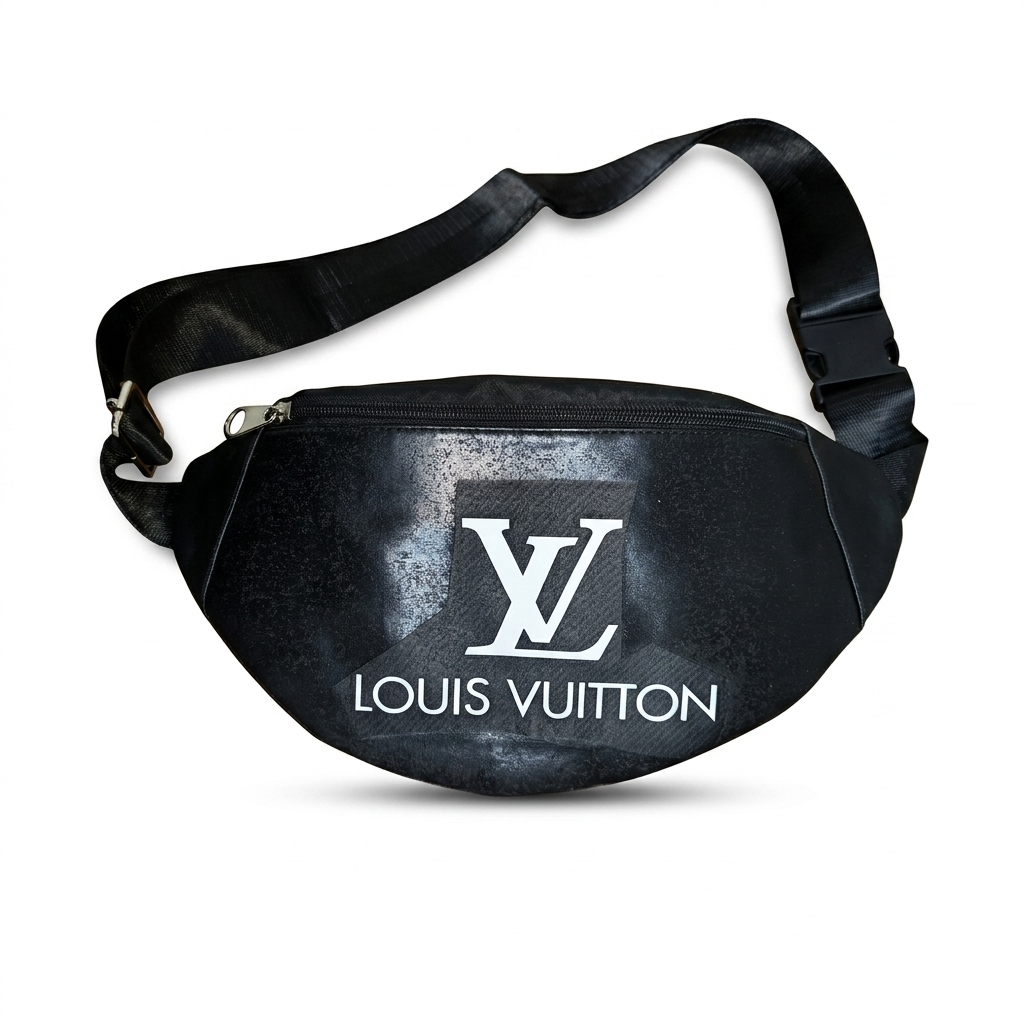 Louis Vuitton Waist Waterproof Black Bag